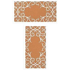 Juvale Decorative Cork Bulletin Boards for Walls (10 x 24 in) - White Frame Pin Board for Office, Bedroom & Room Decor