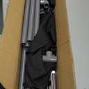 3 Panels Safety Barricade 5.8FT Foldable Security Sign Barrier Gate with Heavy Duty PVC Frame High Visibility Caution Symbol Crowd Control Restricted Area Pedestrian Barricade Traffic Fence Black