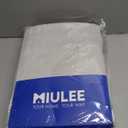 MIULEE 100% Blackout Curtains 90 Inch Long 2 Panels Set for Bedroom, Thick Faux Linen Black Out Curtain Room Darkening Back Tab Pleat Window Textured Drapes with Hooks for Living Room, Grey Beige