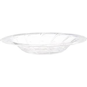Premium Quality Elegance Heavyweight Plastic bowls, Wedding and Party Dinnerware Plastic bowls, 14 oz. Crystal Clear - Value Pack 20 Count