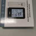 Indoor Outdoor Thermometer Wireless Weather Station External Thermometer Hygrometer Monitor with 330ft Range Remote Sensor, Battery Operated Backlit Display (Grey)