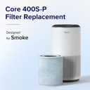 LEVOIT Core 400S-P Air Purifier Smoke Remover Replacement Filter, Genuine 4-in-1 Air Filters, Supports HEPA Sleep Mode, High-Efficiency Activated Carbon, Core 400S-RF-SR, Blue, 1 Pack