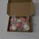 Demissle 8 Set Flower Mini Soaps for Guests Rose Soap Baby Shower Soap Favors with Thank You Tags for Wedding Bridal Guest Gift Party Favor(Light Pink)