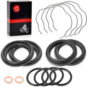 Fork Dust Oil Seals Kit 41x53x8/10.5mm For Kawasaki Ninja 650 ER650 EN650 EX650 KLR650 EJ800