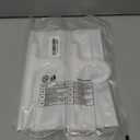 10 Pcs Hanging Storage Bags Reusable Clear HangingBags Clear Hook Hanging Plastic Bags for Classroom Library Armoire Bathroom(10'' x 12.5'')