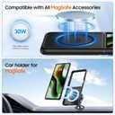 for Motorola Razr Ultra 2026 Case Compatible with Magsafe, Built-in 3 Ways Metal Kickstand & Strong Magnetic, PC Back & Soft Silicone Bumper Protection Phone Cover for Moto razr ultra 2026 (Black)