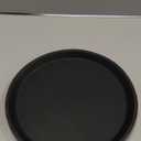 New Star Foodservice 24913 Non-Slip Tray, Plastic, Rubber Lined, Round, 11-inch, Black