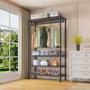 VIPEK V1 Wire Garment Rack, 4-Tier Clothes Rack, Freestanding Closet, Black