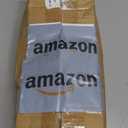 SAM WRAP Kraft Wine Gift Bags with Handles – 50 Pack Brown Paper Wine Bottle Bags, 5.25" x 3.25" x 13" (White Kraft)