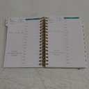 2025-2026 Daily & Monthly Planner - One Page Per Day, Daily Planner from July 2025 to June 2026, Planner 2025-2026 with 12 Monthly Tabs, 6.4" x 8.5", Rose Flower
