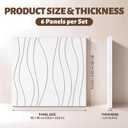 Acoustical Wall Panels sound dampening panels sound proof panels for walls, 6 Pack-23.6"*23.6"