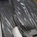 10L0L Deluxe Golf Cart Rear Seat Replacement Cushion, Soft Back Seat Cushion for Yamaha, EZGO RXV TXT, Club Car DS precedent and other 4&6 passengers Golf Carts with Flip Rear Seats (Black)