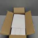 Toovip 48 Pack 5.25x3.25x8.25 Inch Small White Kraft Paper Bags with Handles Bulk, Gift Wrap Bags for Favor Grocery Retail Party Birthday Shopping Business Goody Craft Merchandise Take Out Cub Sacks