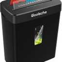 Woolsche Paper Shredder,10-Sheet Cross Cut with 3.43-Gallon Basket, P-4 Security Level,3-Mode Design - Shreds CD and Credit Card,Durable,Fast and Jam Proof for Home Office (ETL Certified), Black