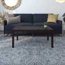 Ameriwood Home Parsons Coffee Table, Espresso (19 in x 39 in x 18 in (D x W x H))