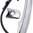 Compatible with 80645-CA000 Left Outside Chrome Door Handle for Nissan Rogue 10-2013 Smart Entry