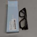 livho Oversized Eyewear Frame for Woman and Men - Rectangle Fashion Glasses for Computer, Chic Preppy Frame