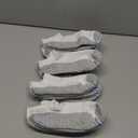 Hanes boys Extra Durable No Show Multipack athletic socks, White, Large - 3-9