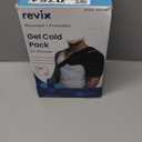 REVIX Large Shoulder Ice Pack Wrap, 2 Gel Packs+1 Shoulder Brace for Rotator Cuff and Arm, Reusable Gel Cold Therapy Wrap for Discomfort Relief & Muscle Relaxation, Easy to Wear & Remove
