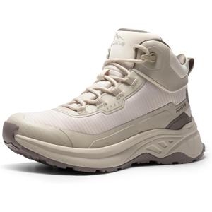 NORTIV 8 Women's Lightweight Hiking Boots Waterproof Trekking for Outdoor, Size 8, Khaki, SNHB241W