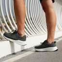 XPACS Mens Casual Orthopedic Work Shoes with Adjustable Straps, Non Slip Supportive Walking Sneakers for Ankle Pain, Ultralight Canvas Shoes for Outside and House Black, Size: 13