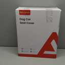 REEVAA Dog Truck Seat Cover for Back Seat, Hard Bottom Dog Hammock for Car, Pet Bed Extender for 2-4 Large Dogs, Waterproof Seat Protector, Universal XL Size Fits for Crew Cab Truck/SUV, Black+Orange