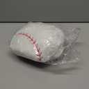 Sosation 9 Inches Baseball Christmas Tree Topper 3D Round Ball Christmas Decor Plush Fluffy Soft Embroidery Baseball Tree Decoration for Xmas Ornaments Holiday Party Supplies