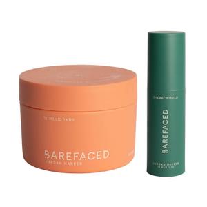 Barefaced Skincare Essentials  Toning Pads & Overachiever Skin Booster