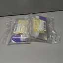 2 x Silicone Clear Travel Bottles for Toiletries,Leak Proof Squeezable Travel Size Containers,TSA-compliant Travel Essentials,2oz,4 Pcs,purple