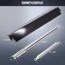Yiming Grill Replacement Parts for Charbroil 463268008, 463268007, 463268606, 463248108, 463268706 Grill Models. Grill Heat Shields, Burner Tubes and Carryover Tube for Charbroil Replacement Parts.