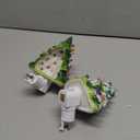 Dazzle Bright 2 Pack Ceramic Christmas Tree Night Light, UL Certified Nightlight Plug in, Vintage Christmas Decorations Indoor, Room Home Decor and Accessories, Night Light for Kids/Adults