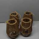 Solar Lanterns, KagoLing Solar Lanterns Outdoor Waterproof Gifts for Women Hanging Lights Outdoor Waterproof Lamp Lights Decoration for Outside Garden,Yard,Patio,Porch,Trees,Lawn,Pathway Decor, 4 Pack