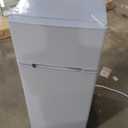 COWSAR 2.5 Cu.Ft Dorm Fridge with Freezer, Double Reversible Door Compact Refrigerator with 2 Removable Shelves, Commercial Drink Fridge for Bedroom, Office, Kitchen, Dorm, Black