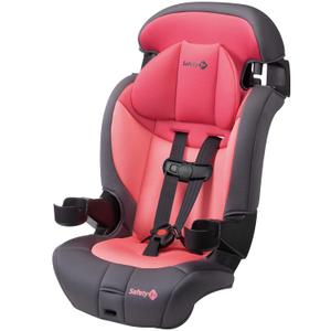 Safety 1st Grand 2-in-1 Booster Car Seat, Converts from High Back to Belt-Positioning Booster, High Back Seat fo r Kids 40-65, and Belt-Positioning 40-100 Pounds, Sunrise Coral Mfg date 2026-01-29