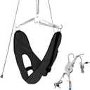 Adjustable Neck Traction Device, the Hook Design is controllable, the Gear Design Does not Need to Hang Heavy Objects, Easy to use, Effectively relieves Neck Pain, Suitable for Home or Outdoor