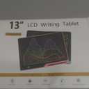 13 Inch LCD Writing Tablet for Kids, Rechargeable Doodle Board, Kid Drawing Pad Learning Toys Best Gift for Birthday Christmas 3 4 5 6 7 Year Old Girls Boys, Doodle Board for Toddlers (Black