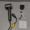 Hair Dryer, 150000 RPM Professional High-Speed Blow Dryer, Negative Ionic Hair Dryer for Fast Drying, Low Noise Thermo-Control HairDryer with Magnetic Nozzle for Home Travel Women Man (Gray)