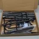 FEED GARDEN [Upgrade Version 92 Inch Three Shepherd Hooks for Outdoor,Bird Feeder Pole with 5 Prong Base, Adjustable Shepard Hooks for Hanging Plant, Solar Lanterns, Wind Chimes, 1 Pack