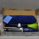 Microfiber Spray Mop for Floors Cleaning: Wet Dry Hardwood Floor Mops with 3 Washable Reusable Pads for Swiffer Powermop - Flat Mop with Sprayer for Tile Wood Laminate Vinyl Marble (Dark Blue)