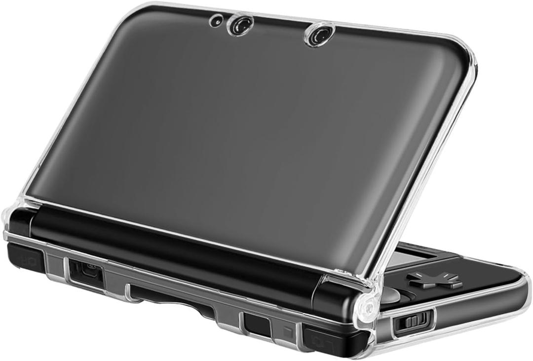 TNP 3DS XL Case - Ultra Clear Crystal Transparent Hard Shell Protective Case Cover Skin Accessory Compatible with Nintendo 3DS XL LL