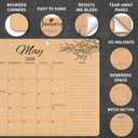 3 x Desk Calendar 2026, 12 Months Large Calendar runs from Jan 2026 - Dec 2026, Big Blotter Desk Pad for Office, Home, Business, Academic: Size 12" X 17"