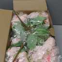 ASTRYAS Pink Peonies Artificial Flowers, 12Pcs Fake Peonies Silk Hydrangea Bouquet for Decoration Faux Peonies Bulk for Florals Arrangements Wedding Party Table Shower (12, Light Pink)