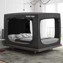 YAVIL Bed Tent Queen Bed Canopy Tents for Kid and Adult - Portable Dream Tent Indoor Sleeping 93% Blackout Tents