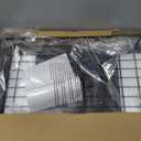 Stainless Steel Dish Drying Rack for Kitchen Counter, Sink Organization and Storage Essentials with Silverware & Utensil Holder, Home and Apartment Decor, 12.5''W x 16.5'L, Black