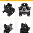 Engine Motor Mounts Left & Right 2pcs for 99-06 Silverado Tahoe Sierra 1500 V8 4.8L 5.3L 6.0L, Replace OE A2909 A2909