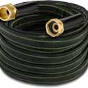 75 ft Garden Hose Non-Expandable Hose - Flexible Water Hoses with Extra-Strong Brass Connector,Superior Strength Fabric-3- Layers Latex - Leakproof Lightweight Non-Expanding Pipe for Yard Watering