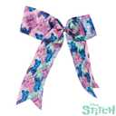 3 x LUV HER Disney Stitch Hair Bows For Girls - One Large Printed Hair Bow Featuring your Favorite Stitch Characters - Alligator Clip - Large Bows for Daily Styling or Special Occasions, Ages 3+