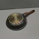 SENSARTE Nonstick Frying Pan Skillet with Lid, Omelet Pan with Cover, Healthy Egg Pan Chef's Pan, Kitchen Cooking Pan, PFOA Free (8inch + Glass Lid) (Gray Granite)