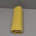 Kevin Textile Outdoor Waterproof Throw Pillow Covers Pack of 2 Weaving Texture Water Resistant Outside Decorative Cushion Covers for Garden Patio Tent Balcony Bench Couch Sofa 18x18 Inch, Yellow