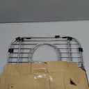 Bottom of Sink Protector Rack, Stainless Steel 13.2"x11.6" Sink Grid Dish Drying Rack Grate with Rear Drain Hole 2 Packs